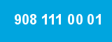 908 111 00 01 908 111 00 01